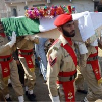 Captain Mujahid Bashir's,Funeral