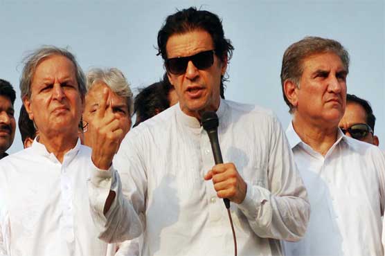 وزیراعظم کے استعفے تک اسلام آباد سے نہیں اٹھیں گے: عمران خان