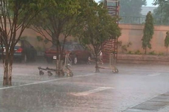 آئندہ چوبیس گھنٹوں کے دوران ملک کے مختلف مقامات پر بارش کا امکان