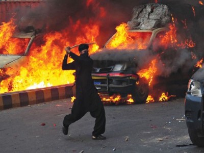 Riots in Pakistan