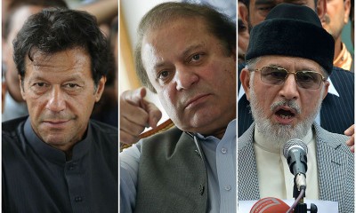 Imran Khan, Tahir-ul-Qadri , Nawaz Sharif