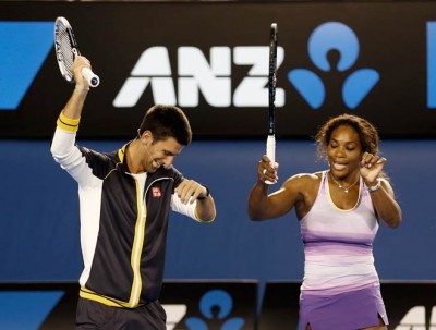Serena Williams And Novak Djokovic
