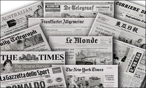 دنیا کے متعدد اخبارات ورسائل کاتوہین آمیزخاکے چھاپنے سے انکار