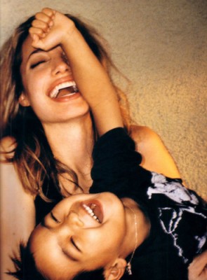 Angelina Jolie - Kid - Laughter
