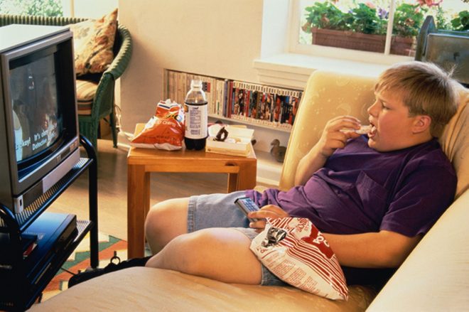 ذیابیطس اور موٹاپے کی وجوہات میں ٹیلی ویژن سرفہرست