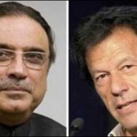 Asif Ali Zardari and Imran Khan