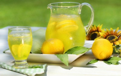 Lemon Juice Jug Glass