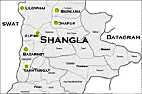 شانگلہ : مسافر وین کھائی میں گرنے سے ایک شخص جاں بحق