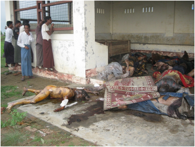 Rohingya dead bodies in Arakan
