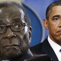 Robert Mugabe and Obama