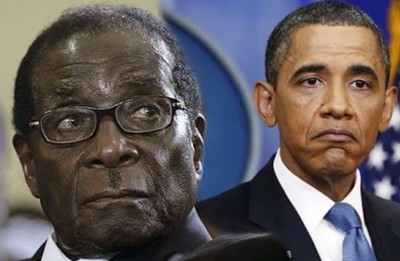 Robert Mugabe and Obama