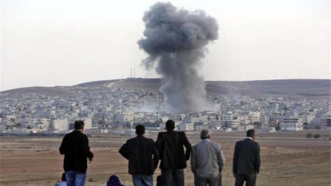 شامی حکومت کی داعش کے زیر کنٹرول علاقوں میں فضائی کارروائی، 43 افراد ہلاک