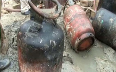 Gas Cylinders Blast