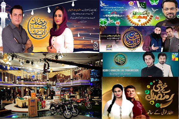 ماہ رمضان میں بہودہ رمضان نشریات