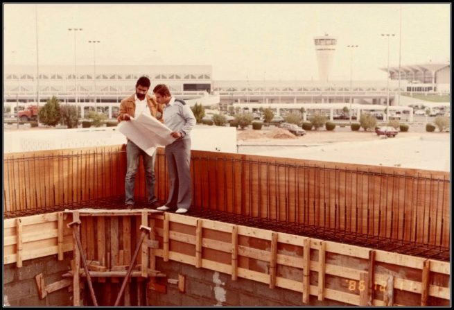 Constructing Dubai International Air Port Mosque 11th of December 1986