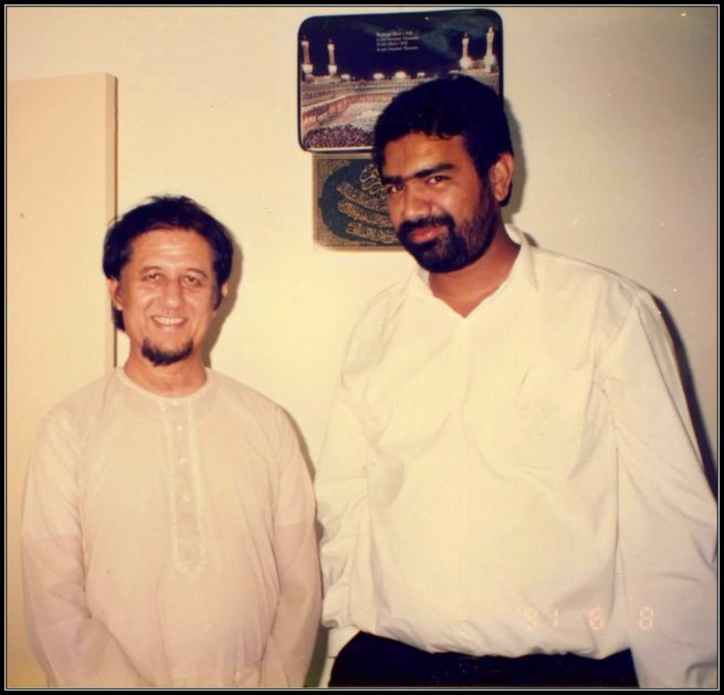 Engineer Zaidi with Dr. Kalbe Sadiq Ph.D 8th of June 1991