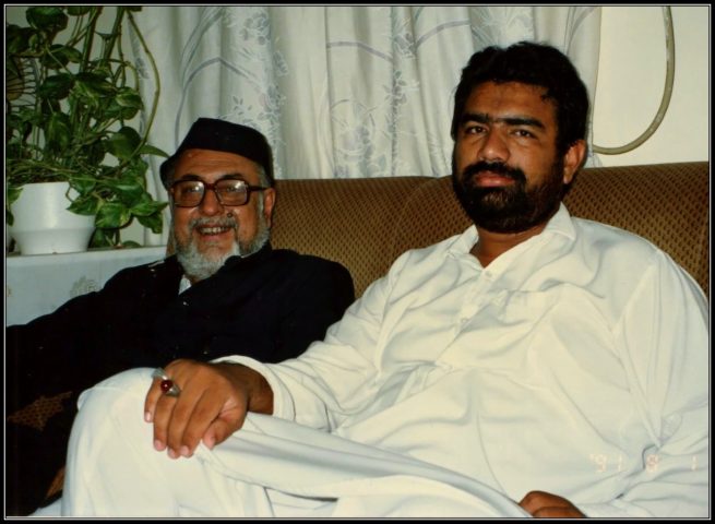 With Khateeb e Akbar Meerza Athar 1st of August 1991