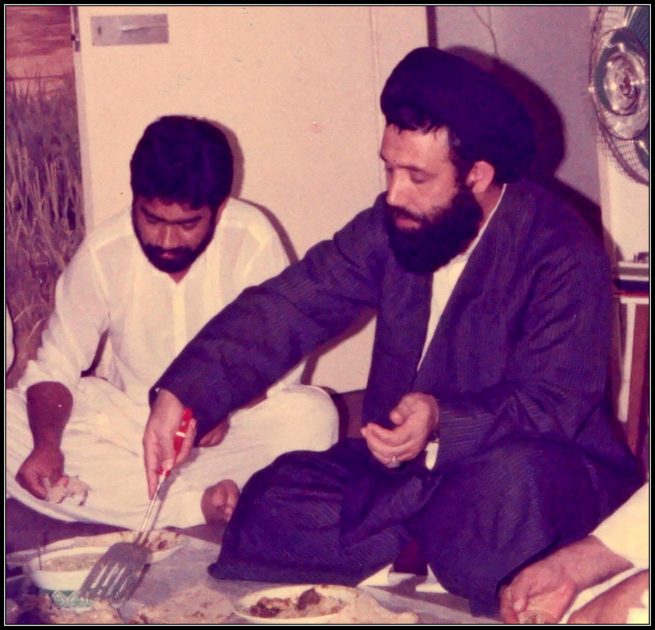 With Maulana Fazil H. Moosavi from United States of America 15th of September 1986