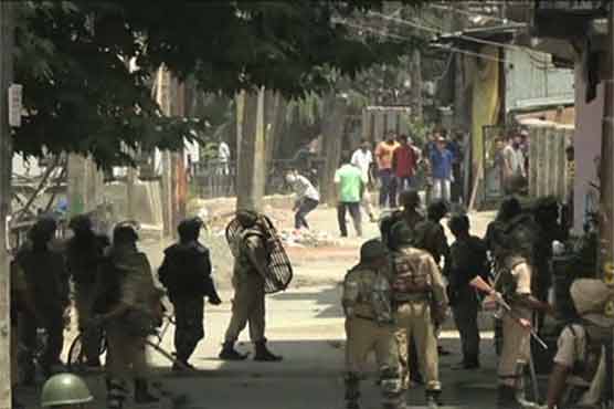 مقبوضہ کشمیر میں برہان وانی کی شہادت کے بعد ہنگامے، 8 افراد شہید