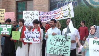 Pak Turk School Protest