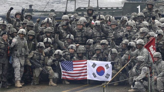 امریکہ اور جنوبی کوریا کی سالانہ فوجی مشقیں شروع