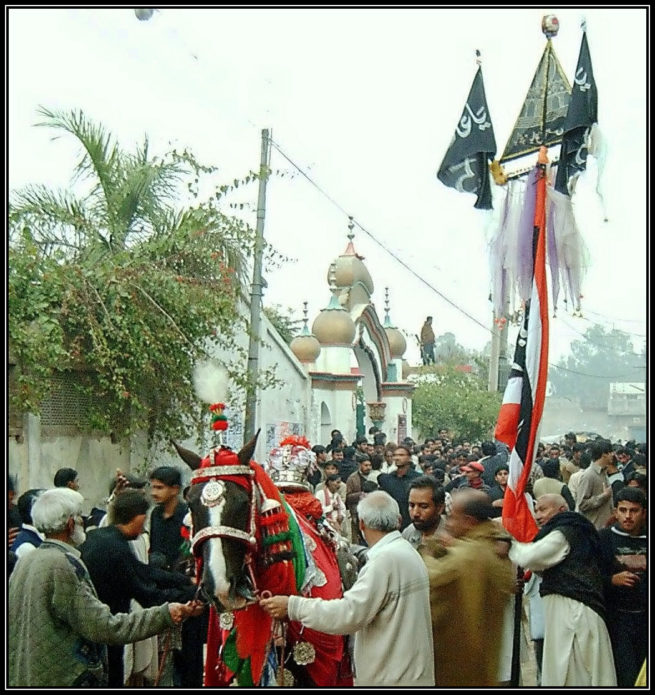 Muharram procession from darbar e Aaliyah