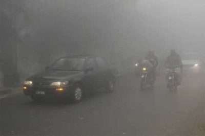 Traffic Accidents Polluted Fog