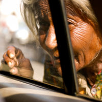 Old Woman Begging
