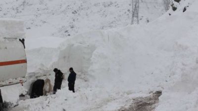 Tajikistan Snow Landslides