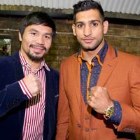 Manny Pacquiao with Aamir Khan