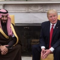 Donald Trump and Saudi Deputy Crown Prince