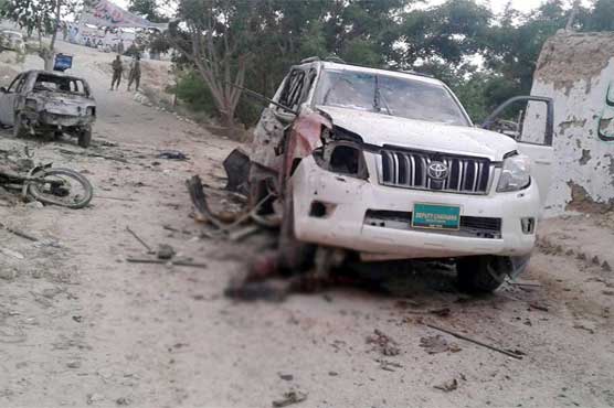 مولانا عبدالغفور حیدری کے قافلے کے قریب دھماکا، 25 افراد ہلاک