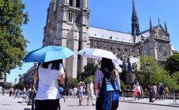 فرانس کے دو تہائی حصے میں شدید گرمی کی وجہ سے اورنج الارم دے دیا گیا