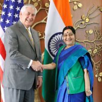 Rex Tillerson and Sushma Swaraj