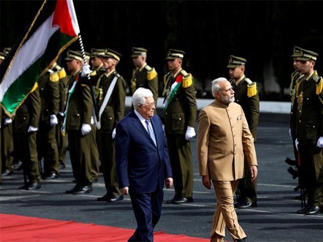 بھارت آزاد فلسطینی ریاست کا خواہاں ہے، نریندر مودی