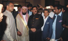 امام کعبہ ڈاکٹر الشیخ صالح بن محمد آل طالب کے اعزاز میں معروف سیاسی و سماجی شخصیت راجہ شمشاد حسین کی طرف سے ناشتہ کا اہتمام کیا گیا