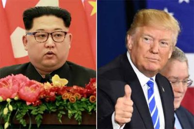Kim Jong-Un and Donald Trump 