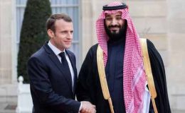 سعودی ولی عہد کا دورہ فرانس، صدر میکراں سے ملاقات