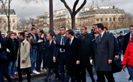 فرانسیسی صدر پیرس میں ہنگاموں کے بعد مظاہرین کے نمایندوں سے نئے مکالمے کے خواہاں