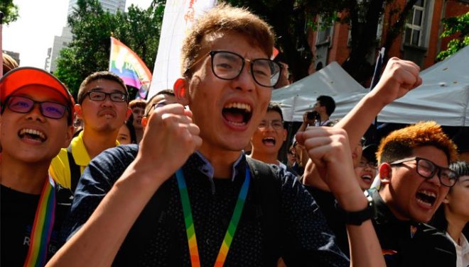 تائیوان ہم جنس پرست شادیوں کو قانونی قرار دینے والا پہلا ایشیائی ملک بن گیا