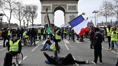 France Yellow Jacket Protest