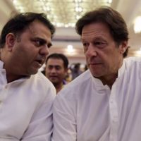 Fawad Chaudhry and Imran Khan