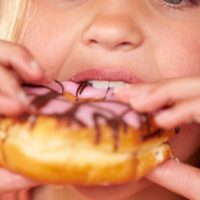 German Children - Eating Sugar