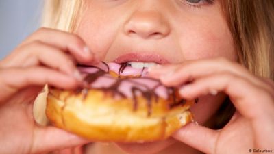 German Children - Eating Sugar