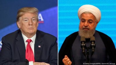 Donald Trump and Hassan Rohani
