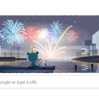 Google New Year Celebration