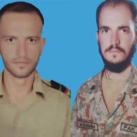 Soldiers Mohammad Shamim and Asad Khan