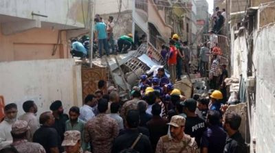 Karachi Buildings Collapsed