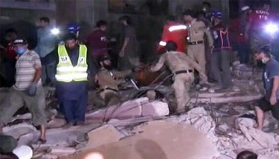 Karachi Building Rescue