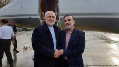 Mohammad Javad Zarif and Massoud Soleimani